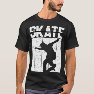 Camiseta Design de Skate Boarding - Gráfico de Estilo Urban