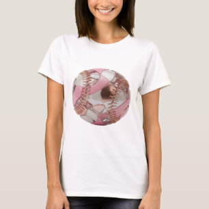 Camiseta Design de slogan de bola de BASEBOL de prata atrae