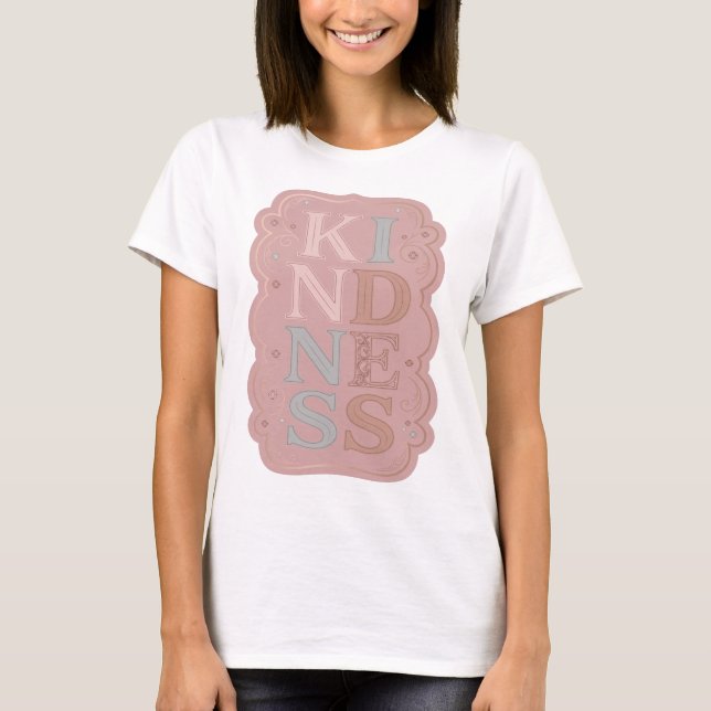 Camiseta Design de slogan de bondade cinza espirituoso (Frente)