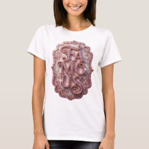 Camiseta Design de slogan famoso rosa moderno