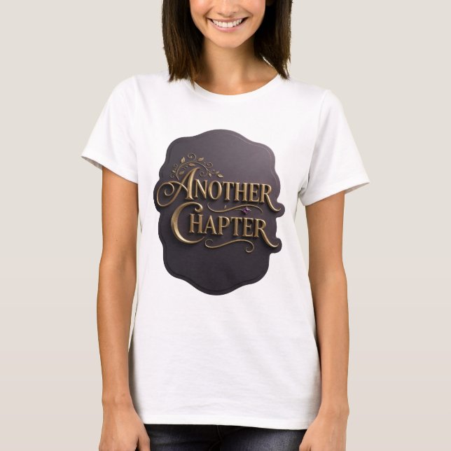 Camiseta Design de slogan Outro Capítulo Fresh Gold (Frente)