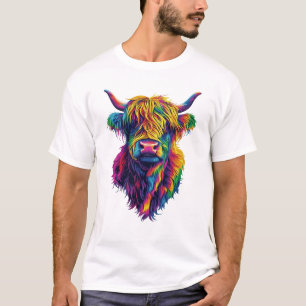 Camiseta Design De Sobremesas Coloridas Para Raparigas