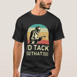Camiseta Design de Soldadura para Homens Engraçados Eu diri