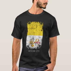 Camiseta Design de Souvenir, Cidade do vaticano - Bandeira 