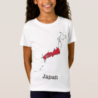 Design de Souvenir com Bandeira Japonesa no Mapa