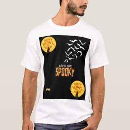 Camiseta Design de Spooky Halloween