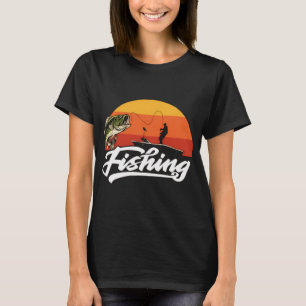 Camiseta Design de Super-Herói Pescador