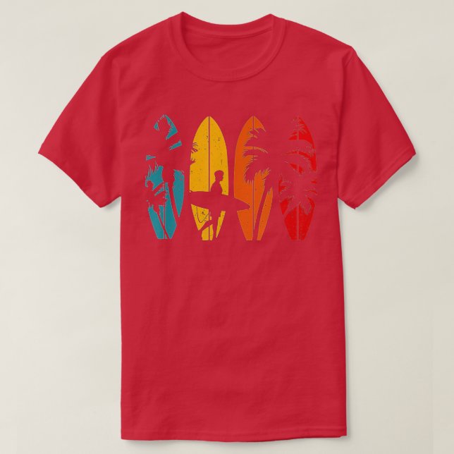 Camiseta Design de surfe para os acessos de surfe em Surf B (Frente do Design)