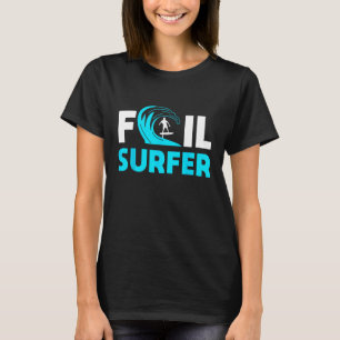 Camiseta Design de Surfista de Foil Surfing Piloto de Ond