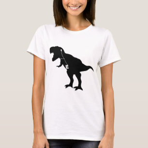 Camiseta Design de T-Rex da dança
