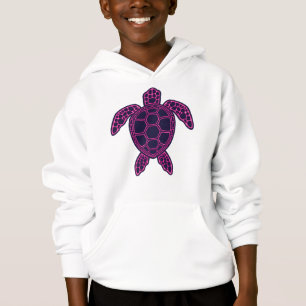 Camiseta Design de Tartaruga-do-mar Neo-Rosa-Quente