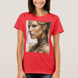 Camiseta Design de Tatuagem do Dragão Fierce - Símbolo de F