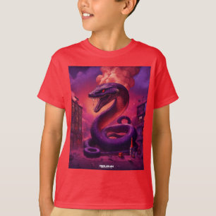 Camiseta Design de Tatuagem do Dragão Fierce - Símbolo de F