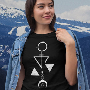 Camiseta Design de tatuagem mínima