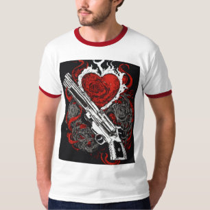 Camiseta Design de Tatuagem Tradicional Americana