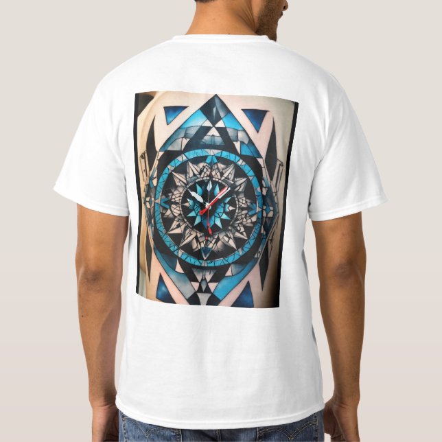 Camiseta Design de Tatuagem Tradicional Americana (Verso)
