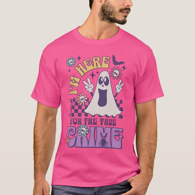Camiseta Design de Tee Fantasma do Crime Verdadeiro - Estil (Frente)