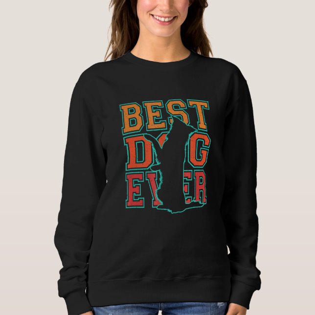 Camiseta Design de Tema de Collie de Borda do Melhor Cachor (Frente)