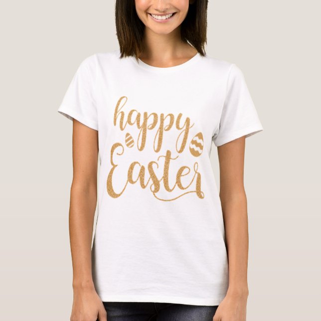 Camiseta Design de Tema de Páscoa (Frente)