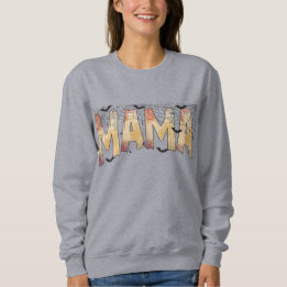 Camiseta Design de Tema de Queda de Mama Halloween