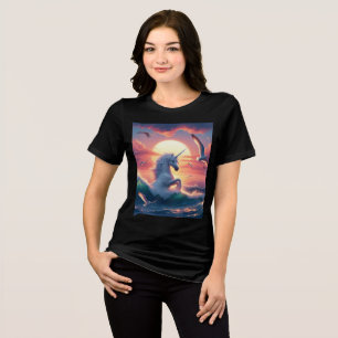 Camiseta Design de Temas do Unicórnio