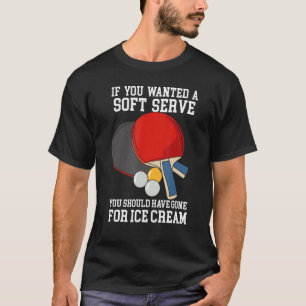 Camiseta Design De Tênis mesa De Para Ping Pong Player - De