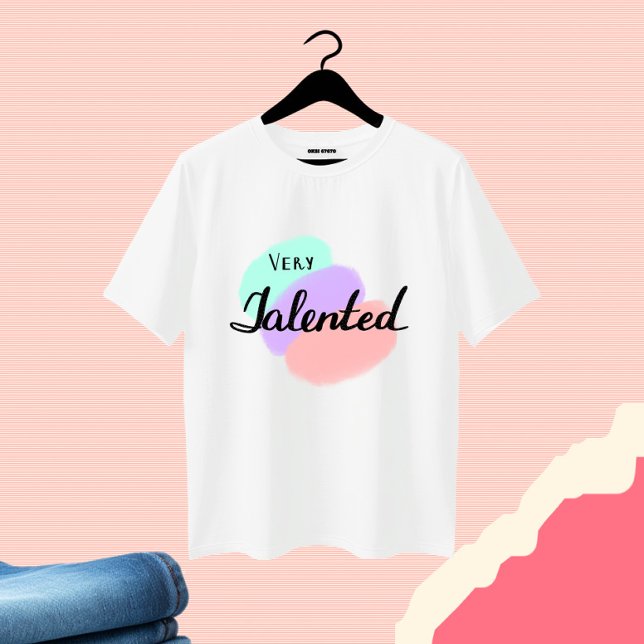 Camiseta Design de texto (Criador carregado)