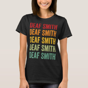 Camiseta Design de texto Arco-íris do Texas Deaf Smith Coun