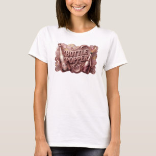 Camiseta Design de texto BORRACHA VERMELHA Estiloso