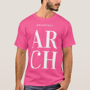 Camiseta Design de texto de arquiteto