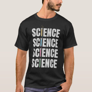 Camiseta Design de texto de Ciências
