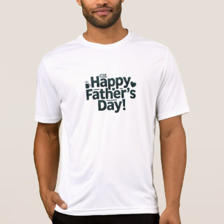 Camiseta Design de texto de Dia de os pais feliz