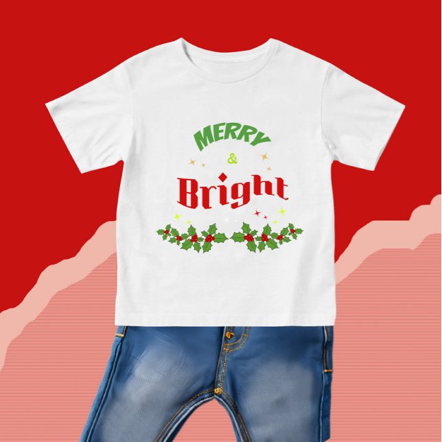 Camiseta Design de texto de Natal (Criador carregado)