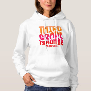 Camiseta design de texto de Ombro Vermelho Laranja - Profes