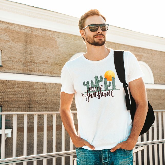 Camiseta design de texto de sol (Criador carregado)