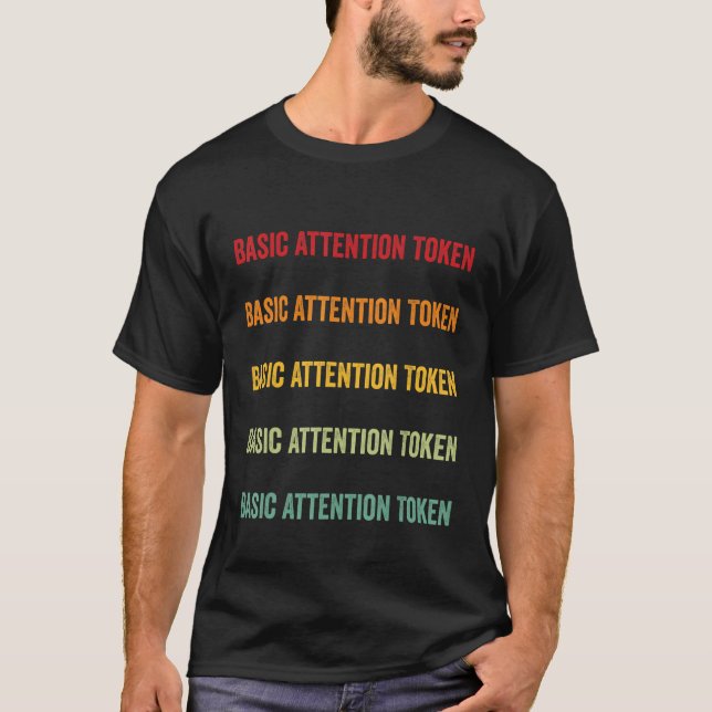 Camiseta Design de texto do Arco-Íris Criptográfico de Aten (Frente)