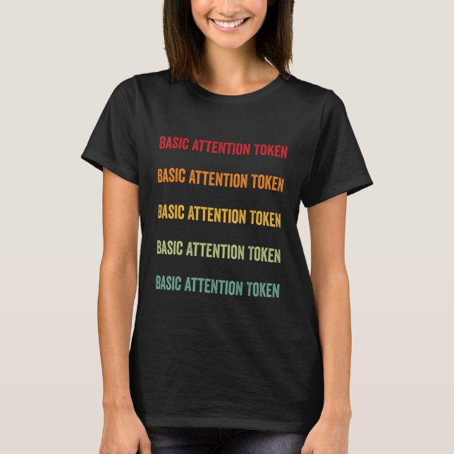 Camiseta Design de texto do Arco-Íris Criptográfico de Aten (Frente)