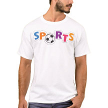Design de texto esportivo colorido com uma bola de