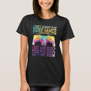 Camiseta Design de texto Gamer Pun de Cotação de Jogo de Ví