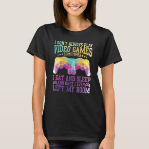 Camiseta Design de texto Gamer Pun de Cotação de Jogo de Ví