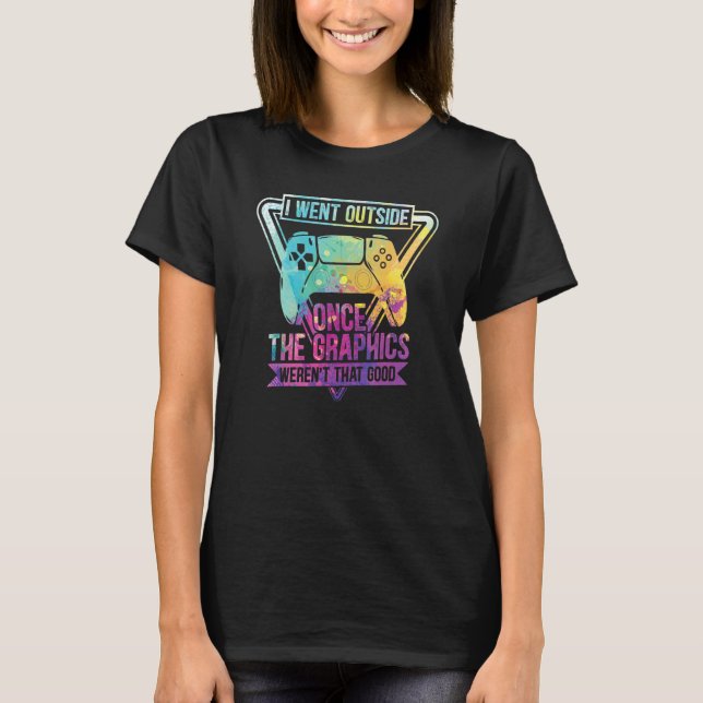 Camiseta Design de texto Gamer Pun De Jogadores De Jogos De (Frente)