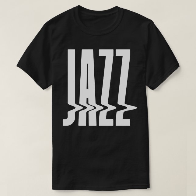 Camiseta Design de texto Jazz (Frente do Design)