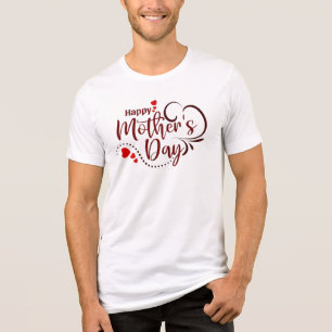 Camiseta Design de texto Na moda feliz -
