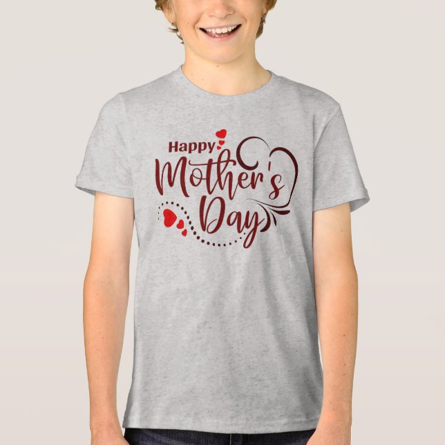 Camiseta Design de texto Na moda feliz-23121 (Frente)