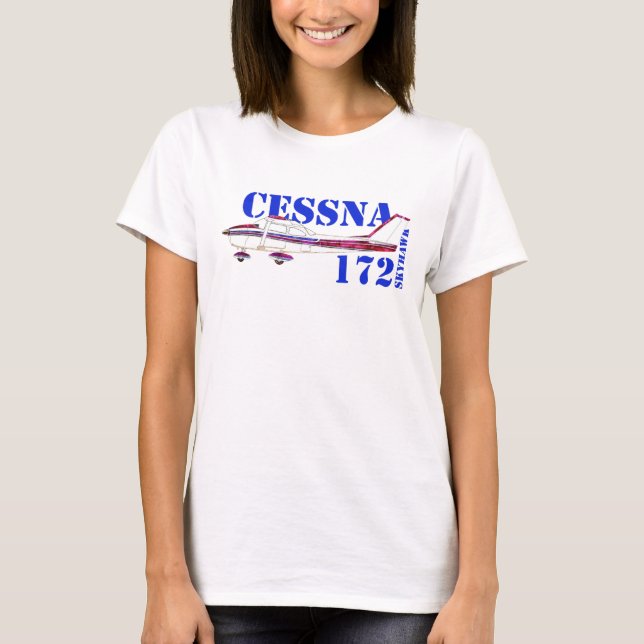 Camiseta Design de texto Negrito da Ilustração Skyhawk Cess (Frente)