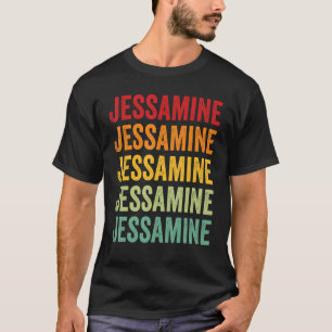 Camiseta Design de texto Rainbow do Condado de Jessamine