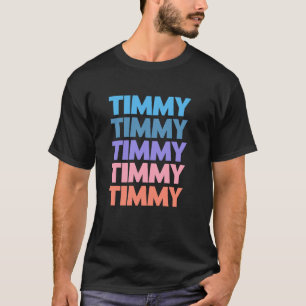 Camiseta Design de texto repetido moderno engraçado primeir