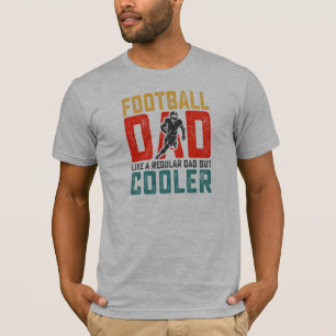 Camiseta Design de texto RetroPai de Futebol
