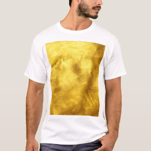 Camiseta Design de Textura do Ouro luxuoso
