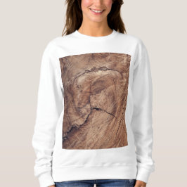 Camiseta Design de Textura Rústica de Madeira